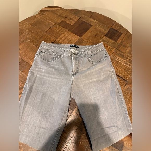 Gray Studded Lee Jeans - Picture 2 of 3